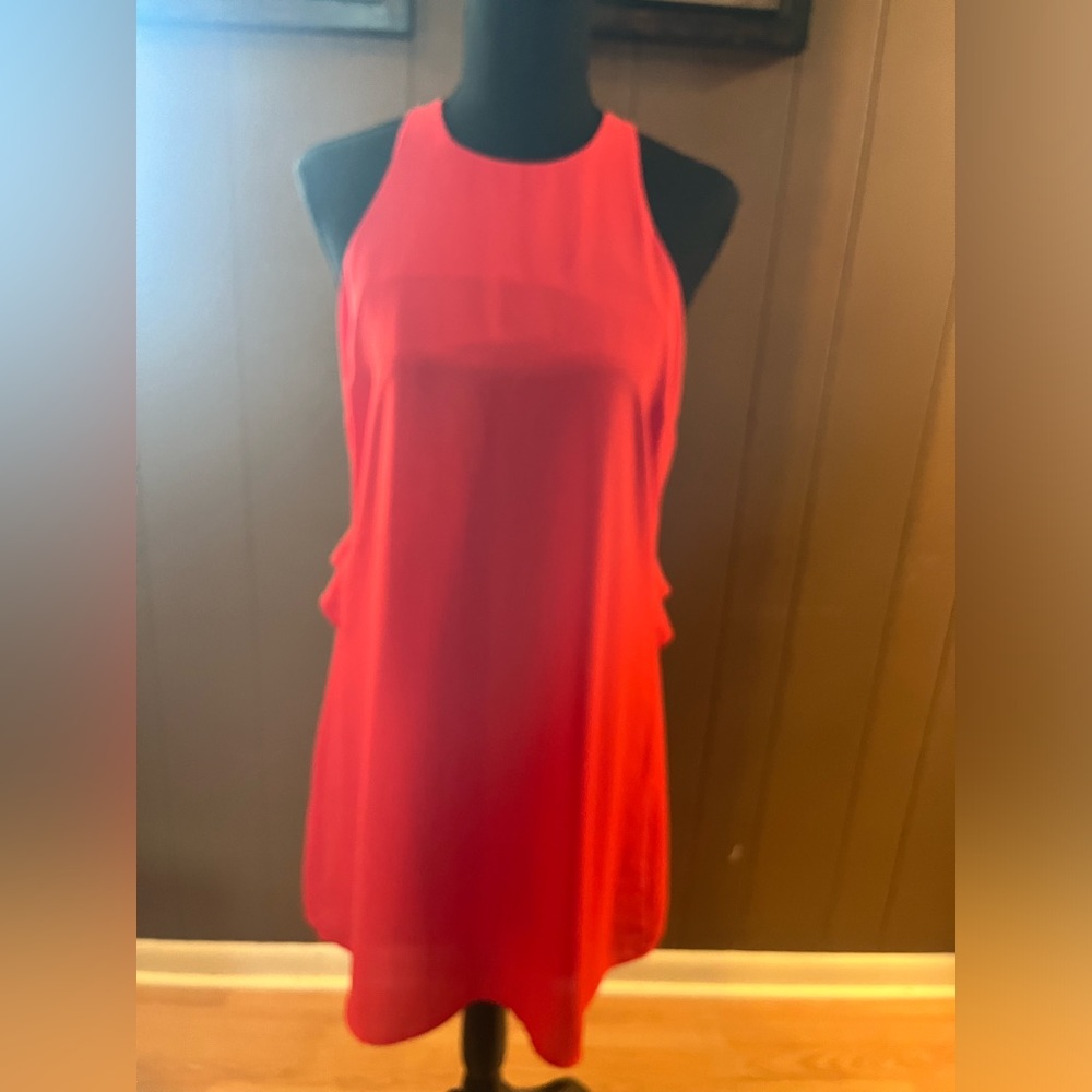 Everly  Sleeveless‎ Ruffle Dress Size S